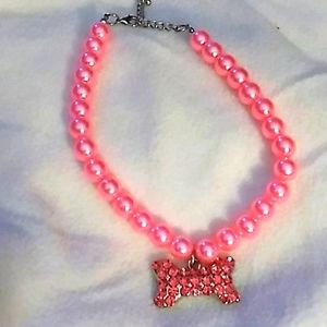 Pink Dog collar/necklace